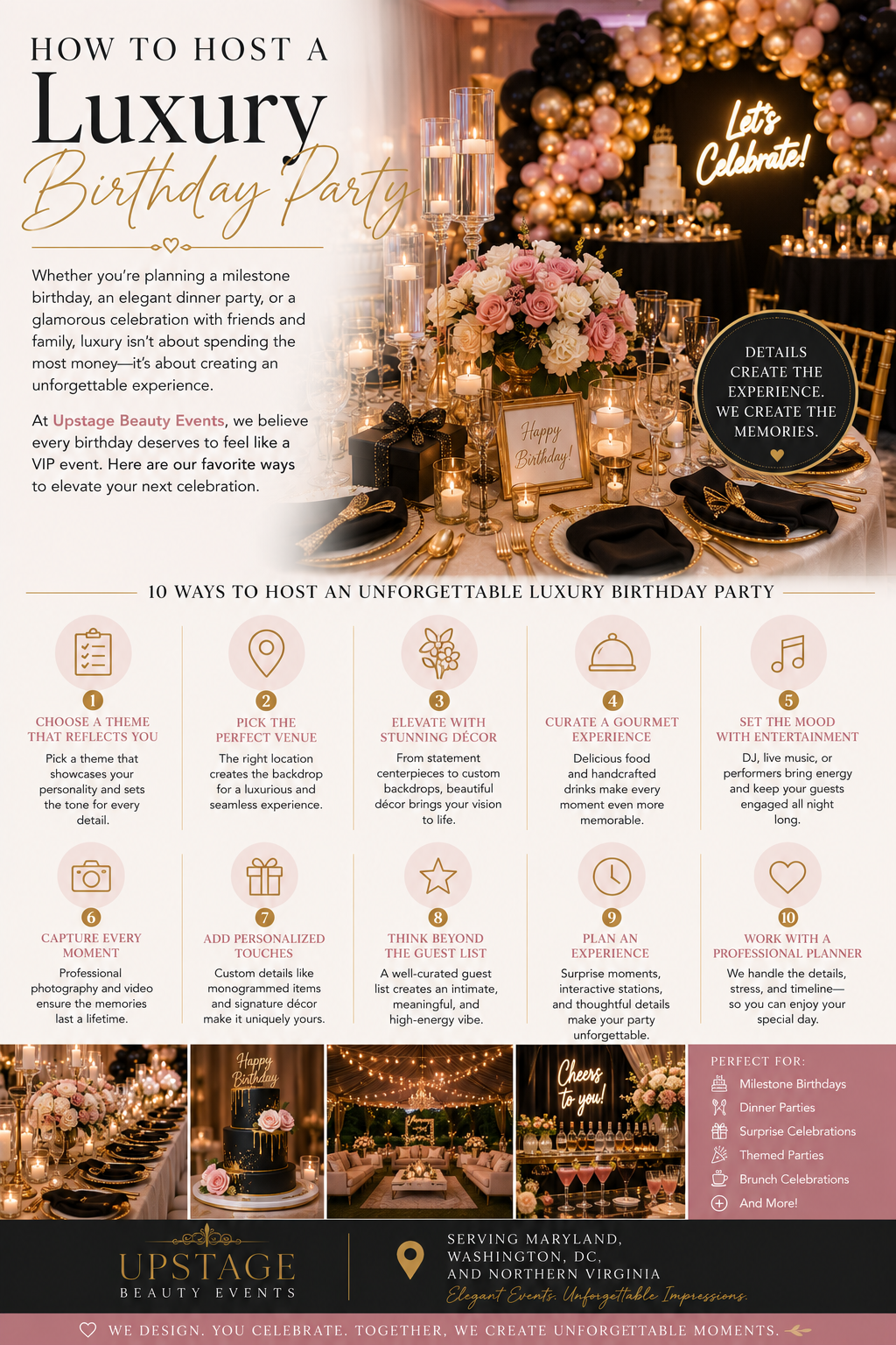 How to Host a Luxury Birthday Party